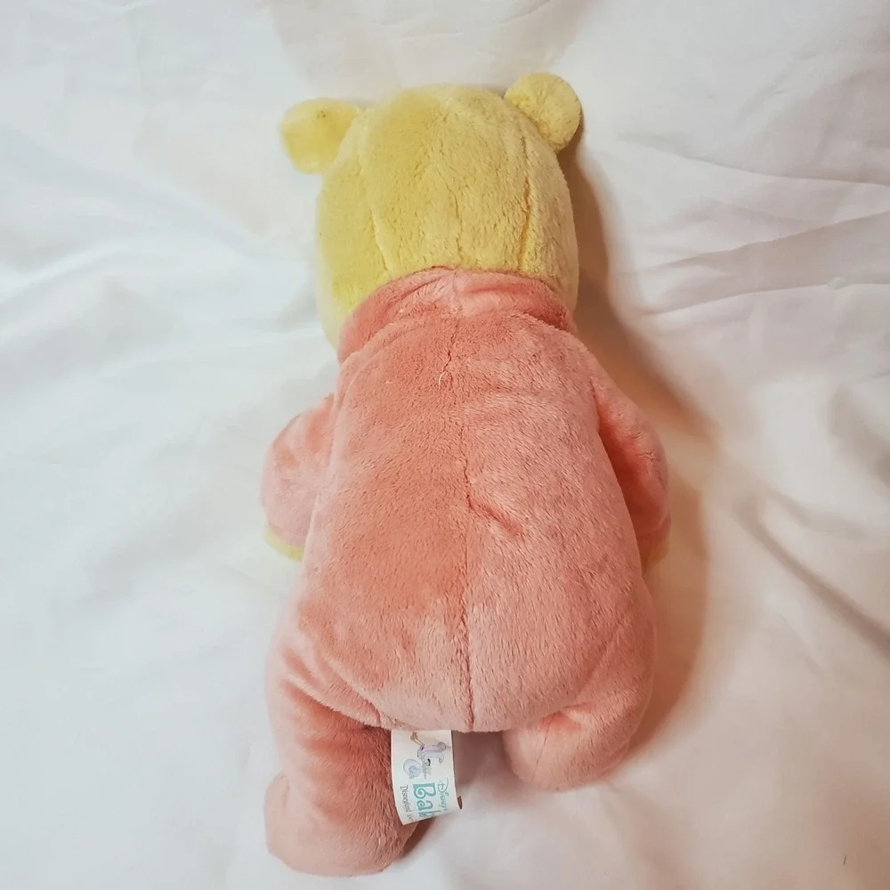 Disney Babies Disney Parks‎ Winnie The Pooh Baby Pastel Pink Plush Soft 10